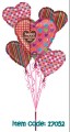 Valentine's Day Polka Dots Hearts & Stripes Bouquet
