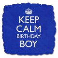 18'' Keep Calm Birthday Boy Balloon 
