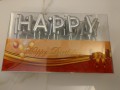 Silver Happy Birthday Candles