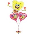 3 Balloon Bunch Spongebob Valentine 