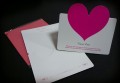Forever Love card (white & pink)