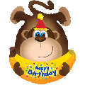 Birthday Monkey With Banana 