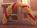 Balloon arch with rack