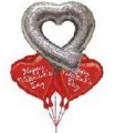 Valentine Open Heart Bouquet