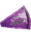 Go Grad Purple Megaphone Junior Shape